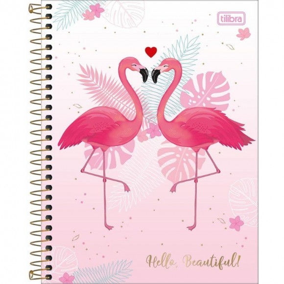 CADERNO COLEGIAL CD TILIBRA 10X1 ALOHA 160 FLS