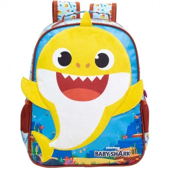 MOCHILA ESCOLAR XERYUS BABY SHARK PLUSH - 9043