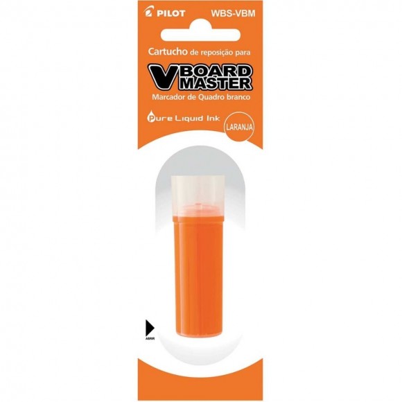 REFIL PARA PINCEL DE QUADRO BRANCO PILOT WBS-VBM LARANJA