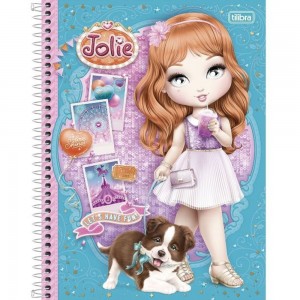 CADERNO UNIV. CD 1X1 TILIBRA JOLIE 96 FL...