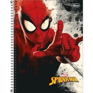 CADERNO UNIV. CD 1X1 TILIBRA SPIDER MAN ...