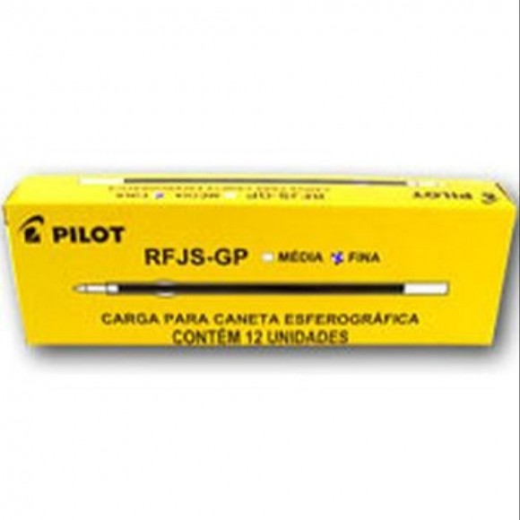 CARGA PARA CANETA RFJS-GP F PILOT PRETA