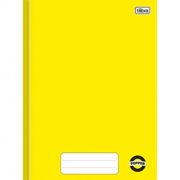 CADERNO BROCHURA 1/4 CD TILIBRA PEPPER AMARELO 40 FLS