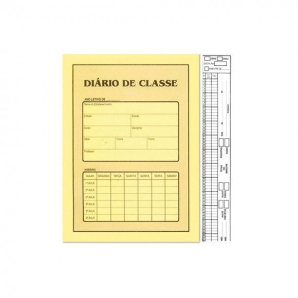 DIARIO CLASSE BIMESTRAL SAO DOMINGOS 8 FOLHAS