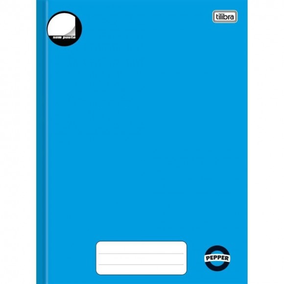 CADERNO BROCHURA 1/4 CD TILIBRA PEPPER AZUL 40 FLS