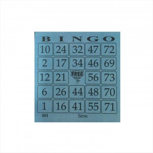 BLOCO DE BINGO FREE AZUL 100FLS