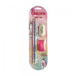 KIT LAPIS LEO&LEO HB UNICORNIO 2 LAPIS/A...