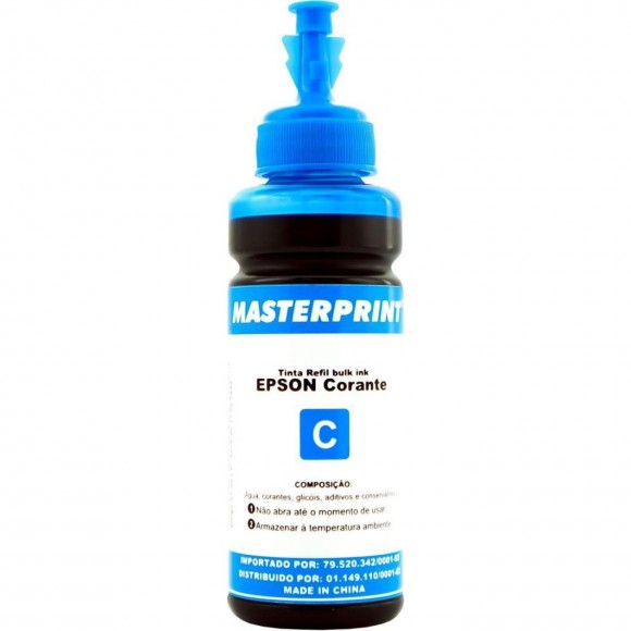 REFIL TINTA EPSON 504/544 CYAN  T504 L6161 L4150 L4160 70 ML