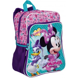 MOCHILA ESCOLAR SESTINI MINNIE C/ BOLSO ...