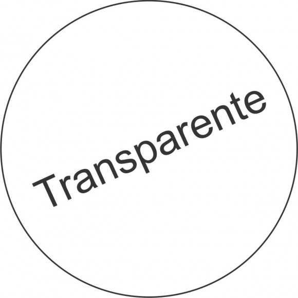 ETIQUETA REDONDA GRESPAN 15MMM TRANSPARENTE COM 210 ETIQUETAS