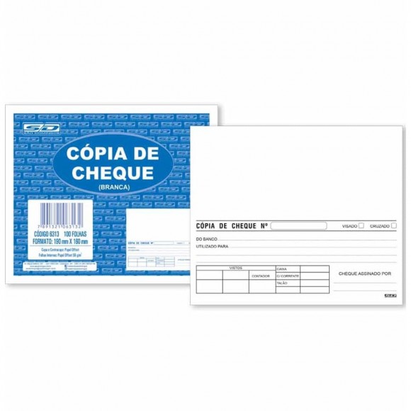 IMPRESSO COPIA CHEQUE BRANCO 100F - TILIBRA