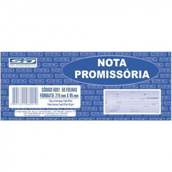 IMPRESSO - NOTA PROMISSORIA 50F