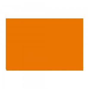 PLACA EM EVA 2MM 40X60CM LISO LARANJA MA...