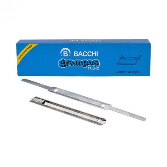 GRAMPO TRILHO METAL BACCHI 10UN