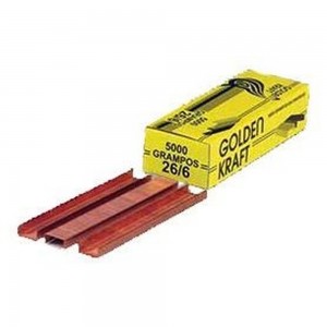 GRAMPO PARA GRAMPEADOR GOLDEN KRAFT COBR...