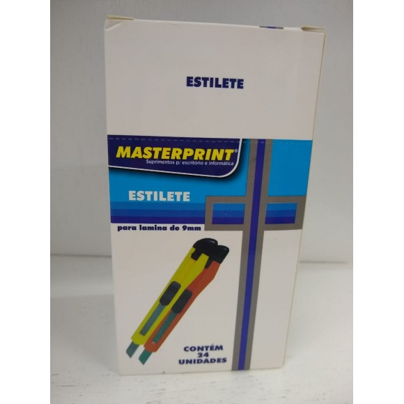 ESTILETE MASTERPRINT ESTREITO 9MM MP 450 CX/24