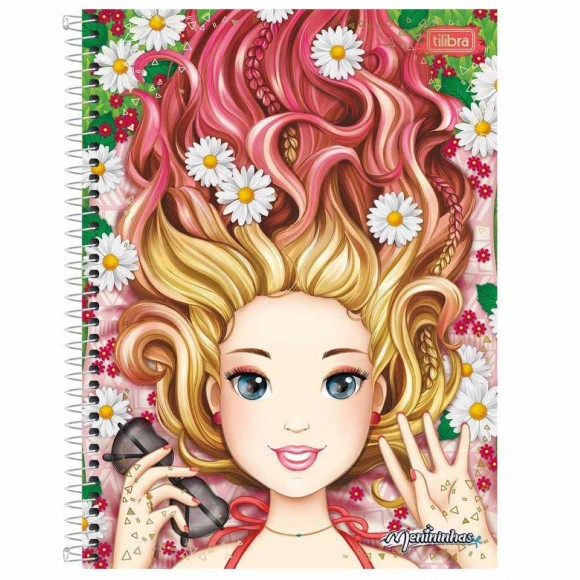 CADERNO UNIV. CD 12X1 TILIBRA MENININHAS 240 FLS