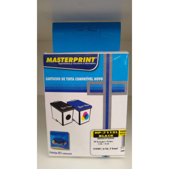 CARTUCHO HP 711 CZ133A BLACK PLOTTER T120 T130 T520 T530