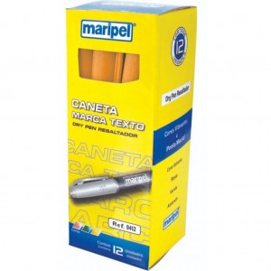 MARCA TEXTO MARIPEL LARANJA