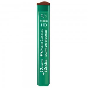 GRAFITE FABER CASTELL 0.5MM B 24UN CX/12