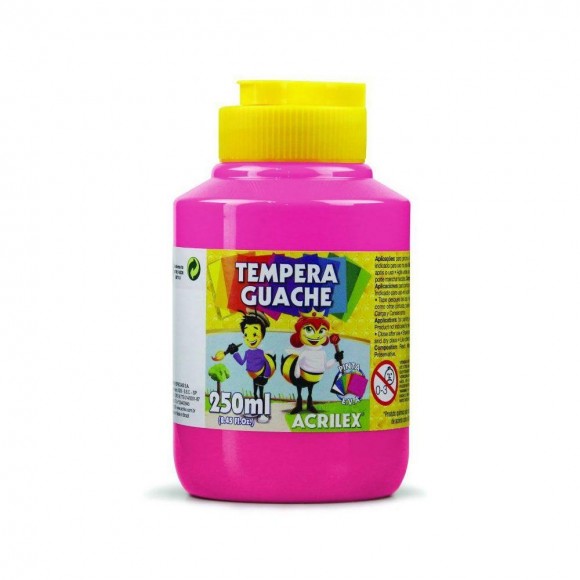 TINTA GUACHE ACRILEX 250 ML ROSA