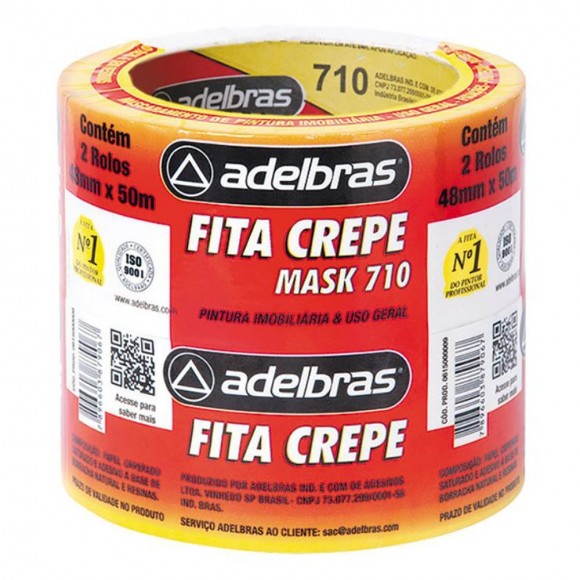 FITA CREPE ADELBRAS 18MMX50M