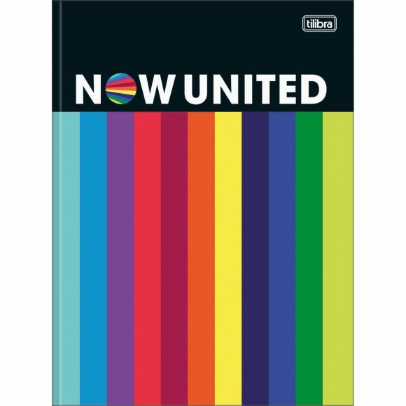 CADERNO BROCHURAO CAPA DURA NOW UNITED 80FLS.