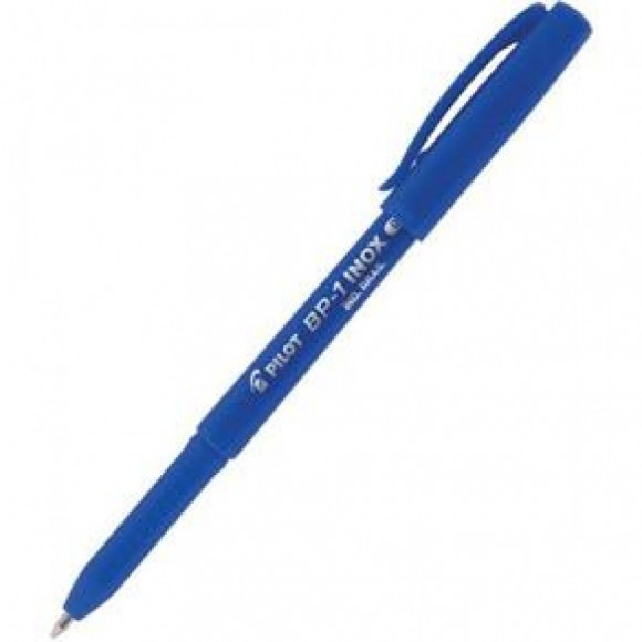 CANETA BP-1 INOX 1.0MM AZUL