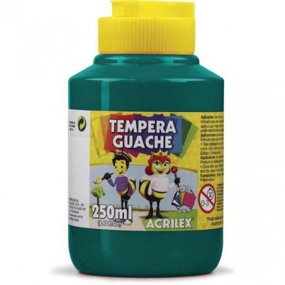 TINTA GUACHE ACRILEX 250 ML VERDE BANDEIRA