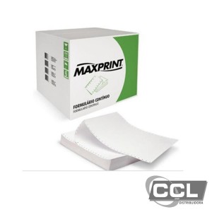 FORMULARIO CONTINUO 80 COL 3V BRANCO 900...