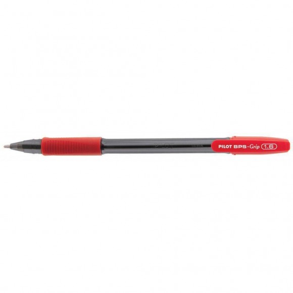 CANETA PILOT BPS GRIP 1.6MM VERMELHA CX/12