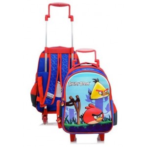 MOCHILA DE RODINHA SANTINO ANGRYBIRDS 16...