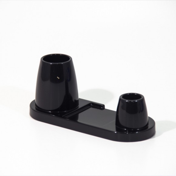 ACESSORIO PARA MESA PORTA CANETA/CLIPS/LEMB.PRETO