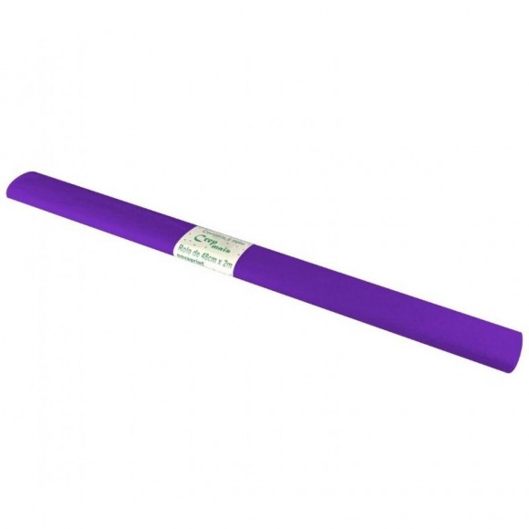 PAPEL CREPON 48CMX2,0M VMP ROXO