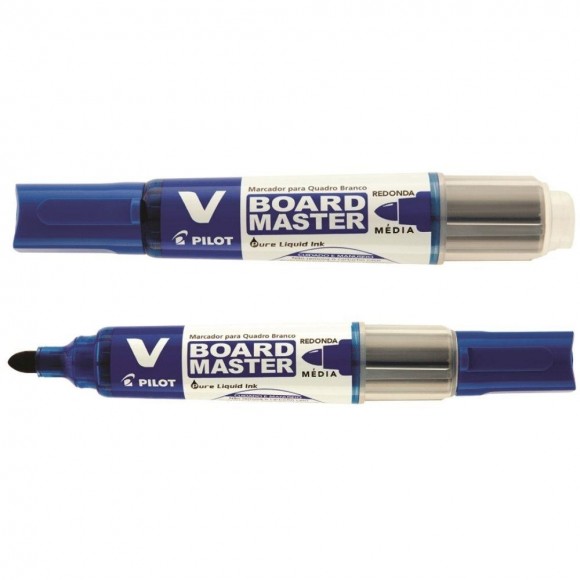 MARCADOR PARA QUADRO BRANCO RECARREGAVEL PILOT WBMA-VBM AZUL