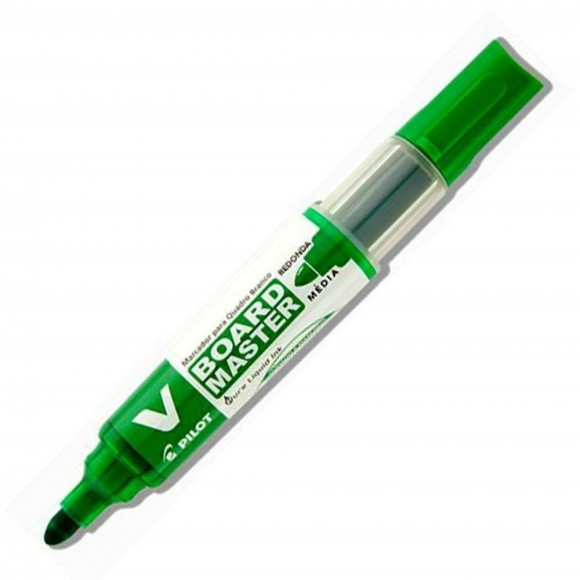 MARCADOR PARA QUADRO BRANCO RECARREGAVEL PILOT WBMA-VBM VERDE