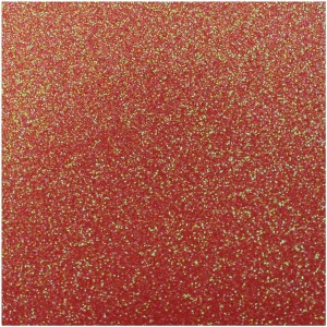 PLACA EM EVA 2MM GLITTER 60X40CM VERMELH...