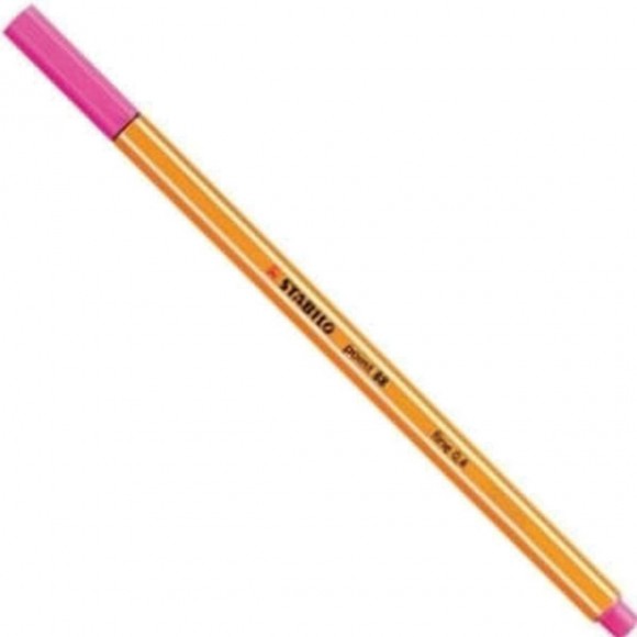 CANETA STABILO POINT88 0.4MM 88/056 ROSA NEON