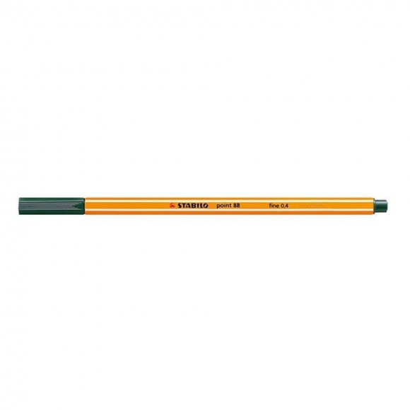 CANETA STABILO POINT88 0.4MM 88/63 VERDE EXERCITO