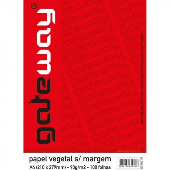 PAPEL VEGETAL GATEWAY A-3 63G.S/MARGEM