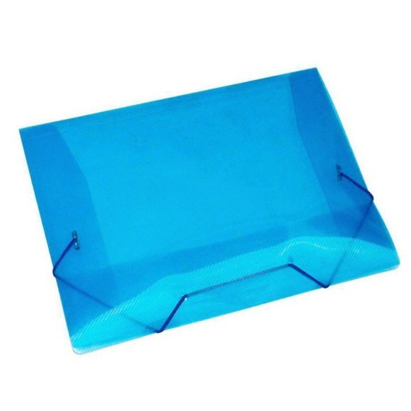 PASTA ABA ELASTICA PLASTICA 1/2 OFICIO ACP AZUL