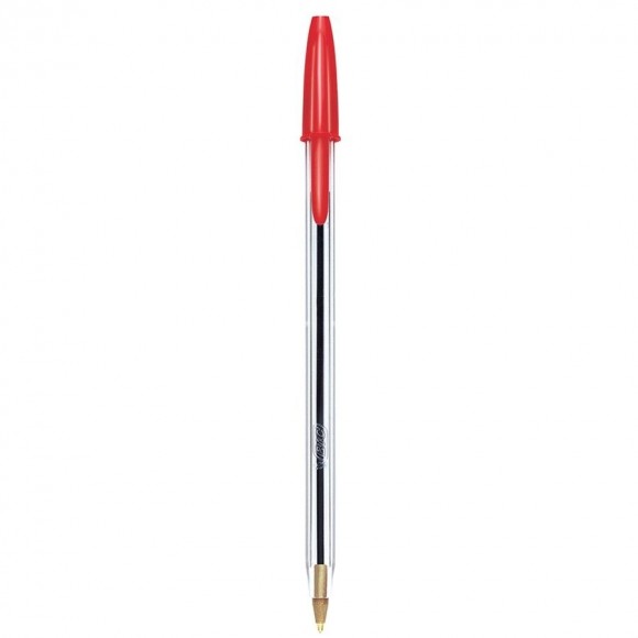 CANETA BIC CRISTAL MEDIA VERMELHA