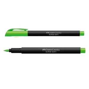 CANETA BRUSH FABER CASTELL SUPERSOFT VER...