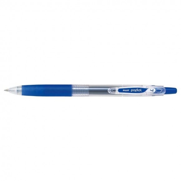 CANETA PILOT POPLOL RT 0.7MM AZUL