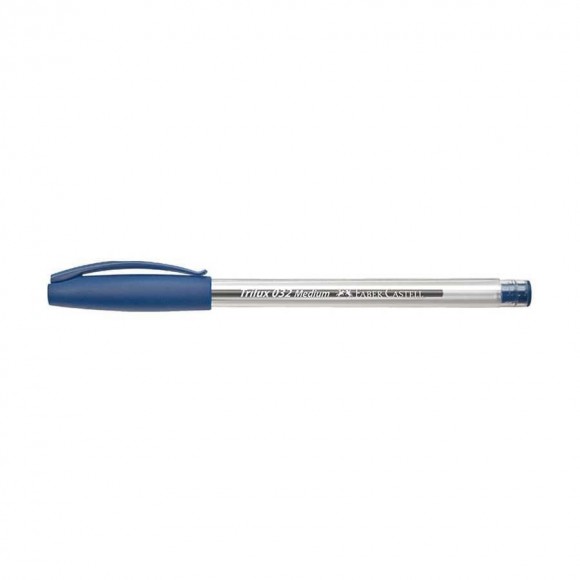 CANETA FABER CASTELL TRILUX MEDIA AZUL