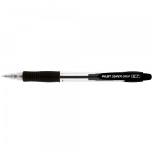 CANETA PILOT SUPER GRIP 0.7MM PRETA