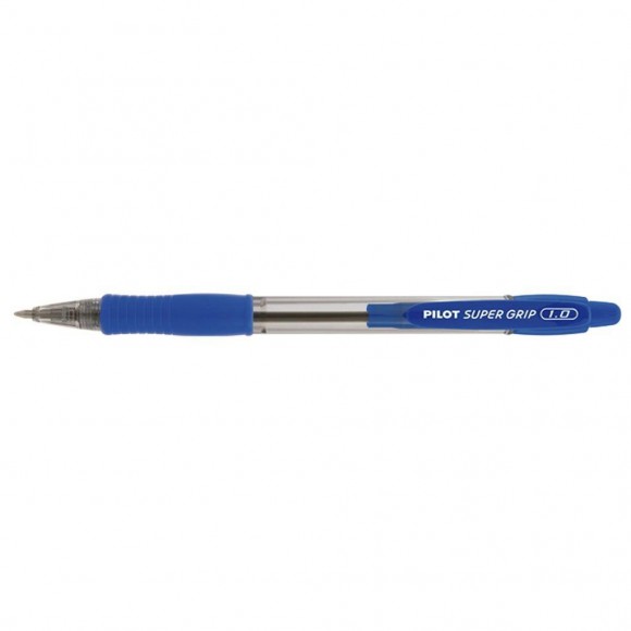 CANETA PILOT SUPER GRIP 1.0MM AZUL