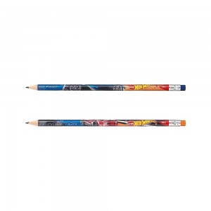 LAPIS GRAFITE TRIS C/ BORRACHA HOT WHEEL...