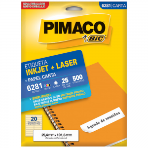 ETIQUETA INKJET/LASER PIMACO CARTA 6281 ...