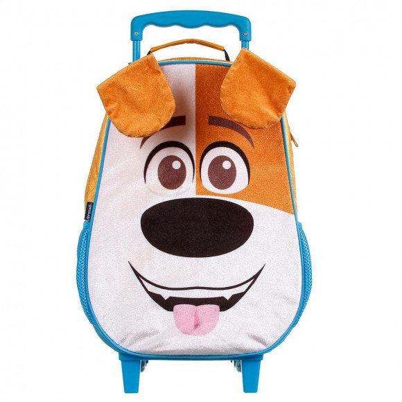 MOCHILA DE RODINHA DERMIWIL PETS G PLUS